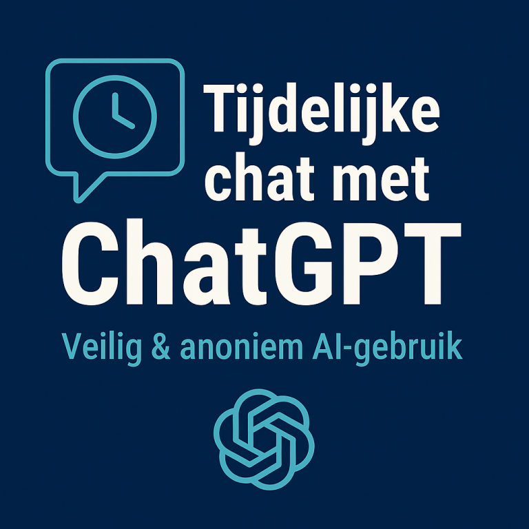 tijdelijke chat met ChatGPT