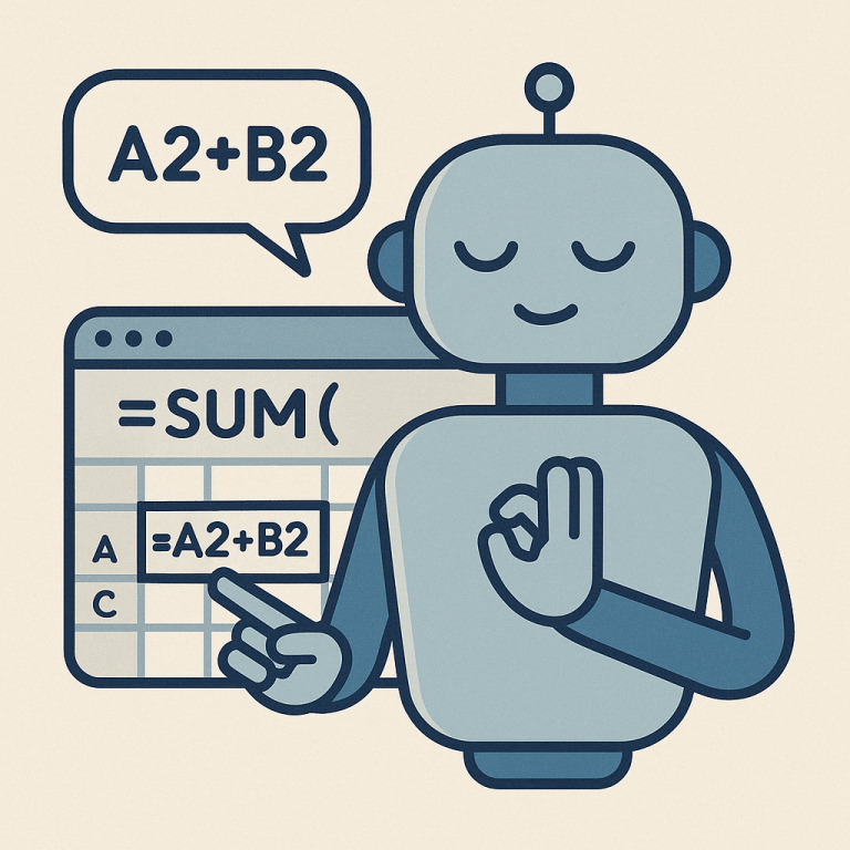 AI Excel formules
