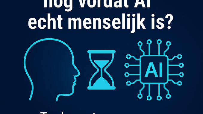 hoe lang duurt het nog voordat ai echt menselijk is hoe lang duurt het nog voordat ai echt menselijk is