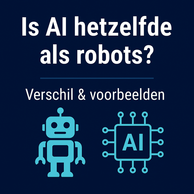 is ai hetzelfde als robots